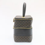 CELINE Macadam Canvas Vany Cosmetic Pouch Black  28799A