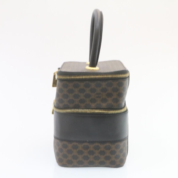 CELINE Macadam Canvas Vany Cosmetic Pouch Black  28799A