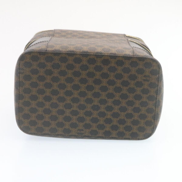CELINE Macadam Canvas Vany Cosmetic Pouch Black  28799A