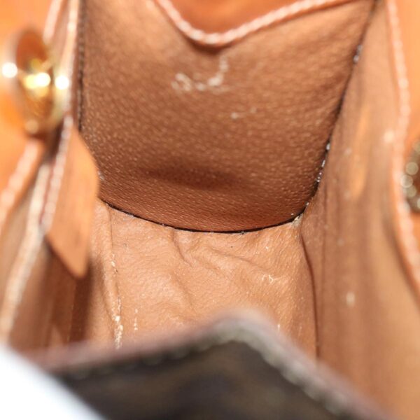 CELINE Macadam Canvas Backpack PVC Leather Brown  29642