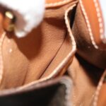 CELINE Macadam Canvas Backpack PVC Leather Brown  29642