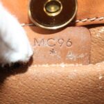 CELINE Macadam Canvas Backpack PVC Leather Brown  29642