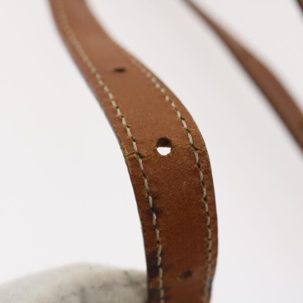 CELINE Macadam Canvas Backpack PVC Leather Brown  29642