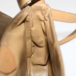 CELINE Macadam Canvas Shoulder Bag Beige  29662
