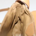CELINE Macadam Canvas Shoulder Bag Beige  29662