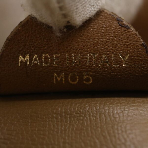 CELINE Macadam Canvas Shoulder Bag Beige  29662
