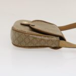 CELINE Macadam Canvas Shoulder Bag Beige  29662