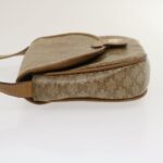 CELINE Macadam Canvas Shoulder Bag Beige  29662