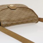 CELINE Macadam Canvas Shoulder Bag Beige  29662