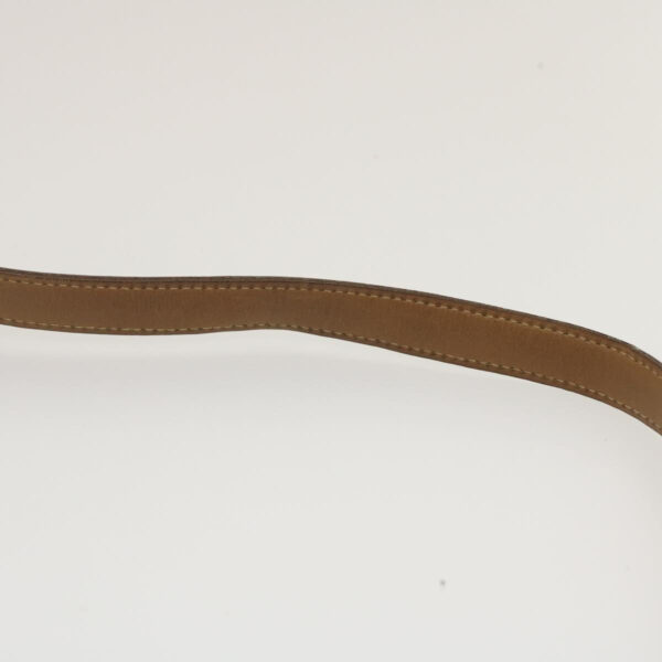 CELINE Macadam Canvas Shoulder Bag Beige  29662