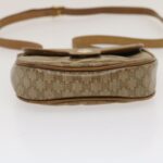 CELINE Macadam Canvas Shoulder Bag Beige  29662