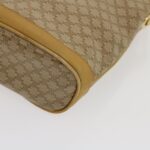 CELINE Macadam Canvas Shoulder Bag Beige  29812