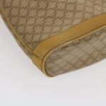 CELINE Macadam Canvas Shoulder Bag Beige  29812