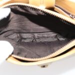 CELINE Macadam Canvas Shoulder Bag Beige  29812