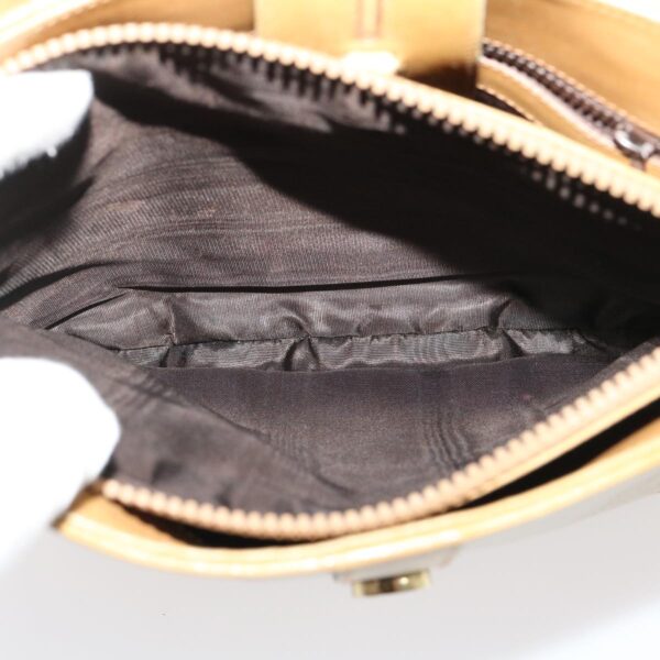 CELINE Macadam Canvas Shoulder Bag Beige  29812