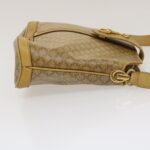 CELINE Macadam Canvas Shoulder Bag Beige  29812