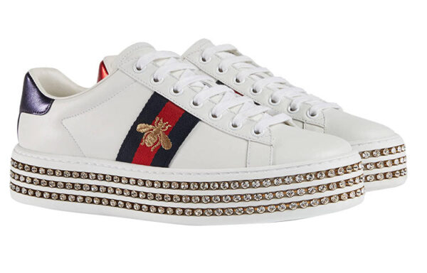 (WMNS) Gucci Ace 'Crystal' Sneaker 505995-DOPE0-9095