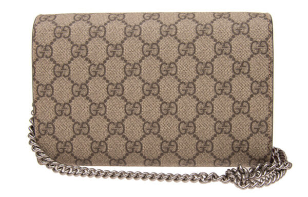 (WMNS) GUCCI Dionysus Tiger Head Logo Canvas Chain Shoulder Messenger Bag Mini Red Classic 401231-KHNSN-8698