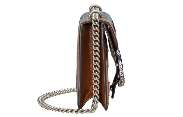 (WMNS) GUCCI Dionysus Single Shoulder Bag Mini Blue/Brown 421970-2KQFN-4483