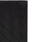 Bottega Veneta Intrecciato Slim Half Wallet Black