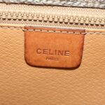 CELINE Macadam Canvas Clutch Bag Brown  30906