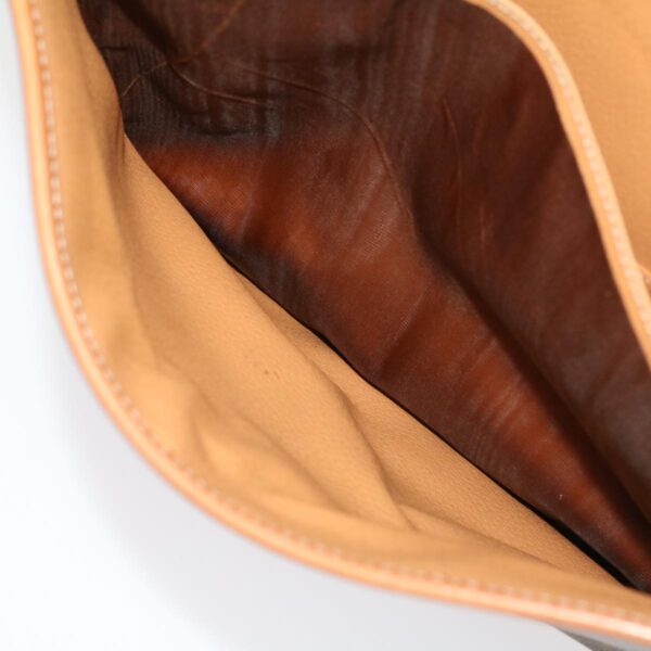 CELINE Macadam Canvas Clutch Bag Brown  30906