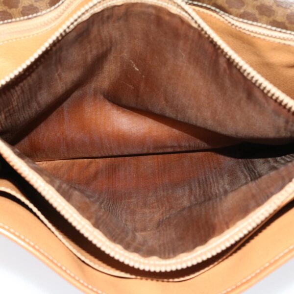 CELINE Macadam Canvas Clutch Bag Brown  30906