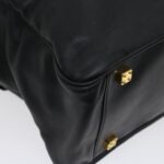 CELINE Boston Bag Leather Black  30966