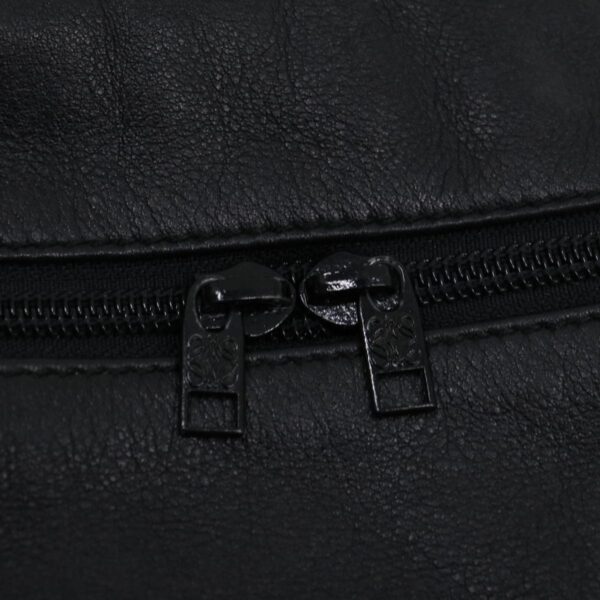 CELINE Boston Bag Leather Black  30966