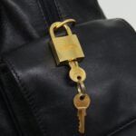 CELINE Boston Bag Leather Black  30966