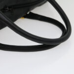 CELINE Boston Bag Leather Black  30966