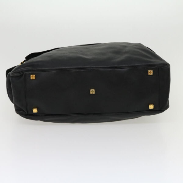 CELINE Boston Bag Leather Black  30966
