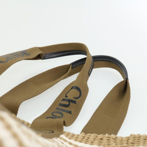 Chloe Woody Tote Bag Wood Glove Brown Multi Mifuko CHC21US380 31544