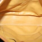 CELINE Macadam Canvas Shoulder Bag PVC Leather Brown  34058