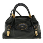 Chloe Hand Bag Leather 2way Black 03-10-51-5811 36553