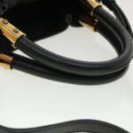 Chloe Hand Bag Leather 2way Black 03-10-51-5811 36553