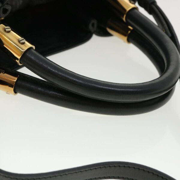 Chloe Hand Bag Leather 2way Black 03-10-51-5811 36553
