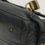 Chloe Paddington Hand Bag Leather Navy 01-06-53 36559