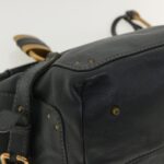Chloe Paddington Hand Bag Leather Navy 01-06-53 36559