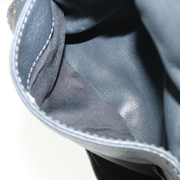Chloe Paddington Hand Bag Leather Navy 01-06-53 36559