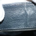 Chloe Paddington Hand Bag Leather Navy 01-06-53 36559