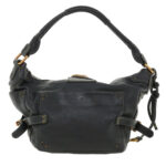 Chloe Paddington Hand Bag Leather Navy 01-06-53 36559