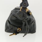 Chloe Paddington Hand Bag Leather Navy 01-06-53 36559