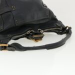 Chloe Paddington Hand Bag Leather Navy 01-06-53 36559