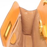 CELINE Macadam Canvas Hand Bag Beige  36663