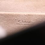 Chloe Small Rubberized Shoulder Bag Nile Leather 2way Brown 37268A