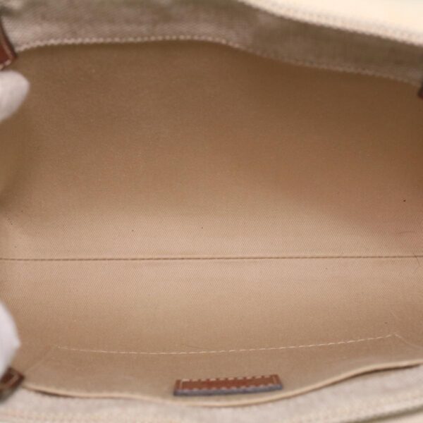 Chloe Woody Hand Bag Canvas 2way Gray Brown 37269A