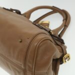 Chloe Paddington Hand Bag Leather Brown 03-08-51-5276 37277