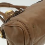 Chloe Paddington Hand Bag Leather Brown 03-08-51-5276 37277