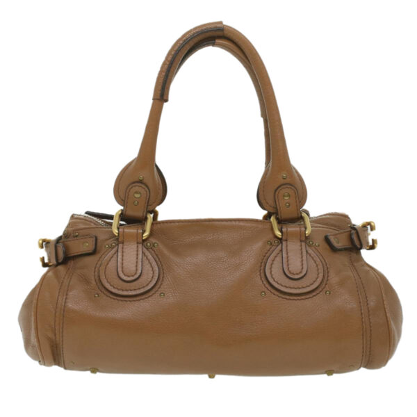 Chloe Paddington Hand Bag Leather Brown 03-08-51-5276 37277